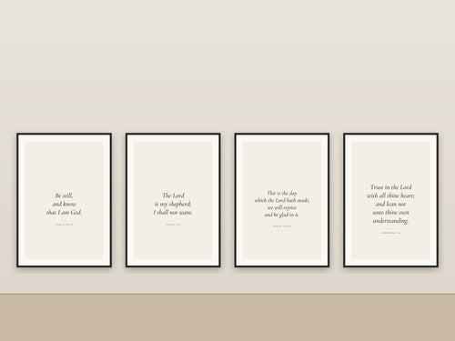 Be Still and Know That I Am God | Psalm 46:10 Printable Wall Art