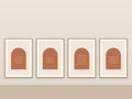 Home Collection | Set of 4 Terracotta Arch Scripture Prints