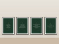 Advent Collection | Set of 4 Christmas Scripture Prints