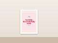 Fearfully and Wonderfully Made | Psalm 139:14 Trendy Christian Wall Art Printable