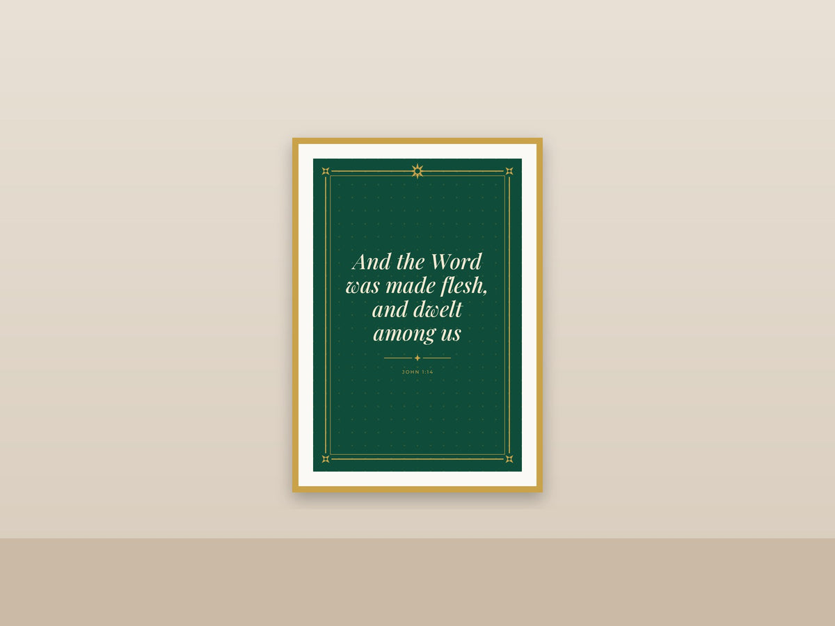 The Word Was Made Flesh | John 1:14 Nutcracker Christmas Printable